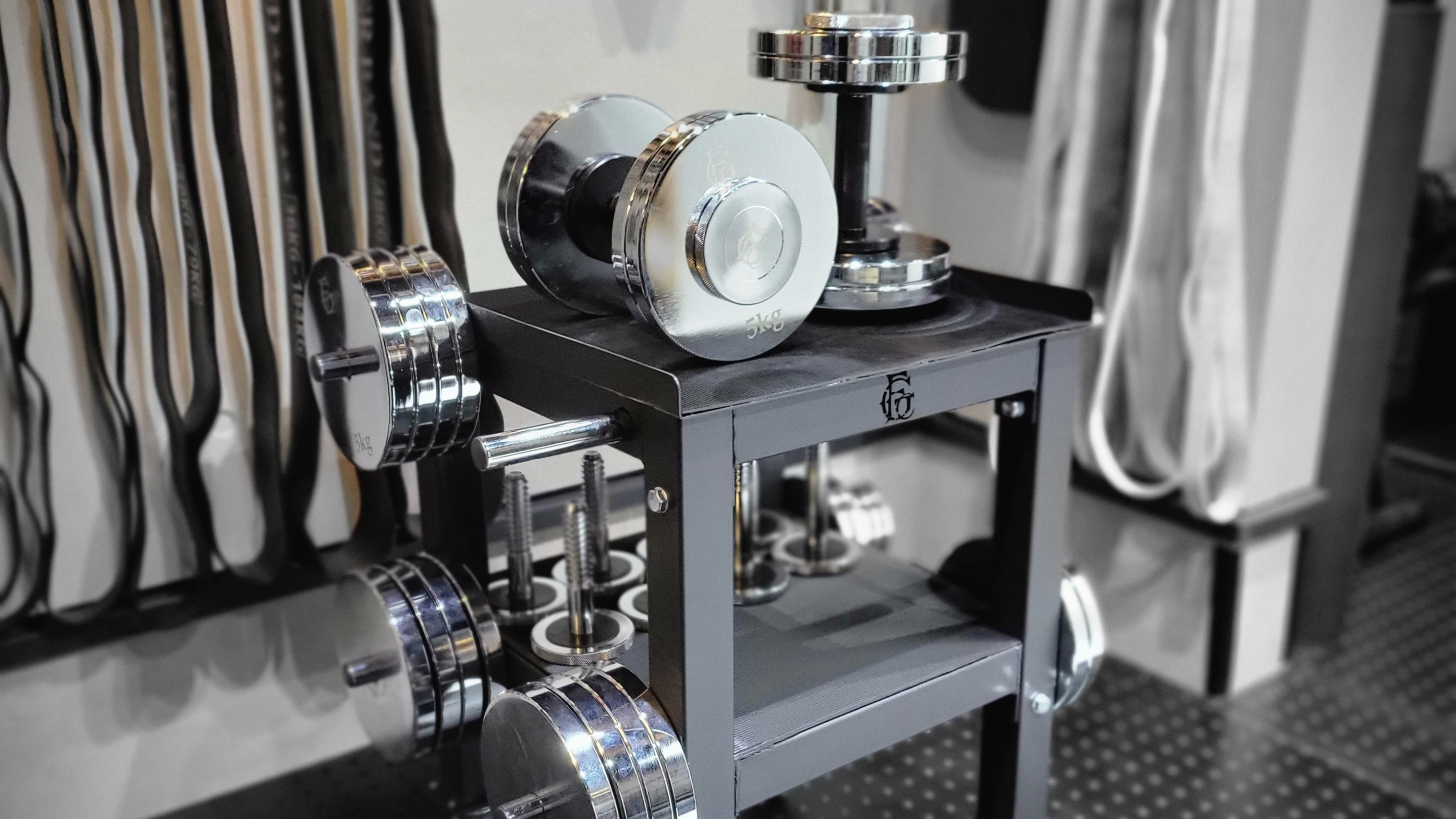 値下しましたGFCダンベルグリップ（ミドル・ショート）モリヤプレート