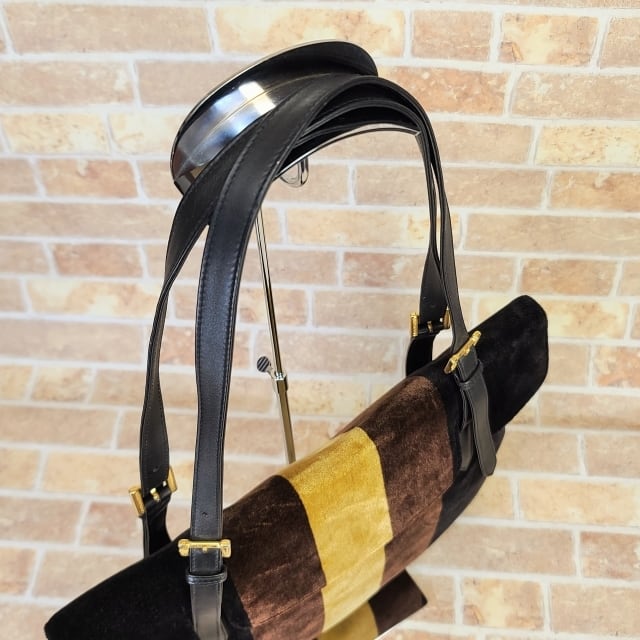 ロベルタ ディ カメリーノ ☆ ベロア トートバッグ イタリア製 A4OK