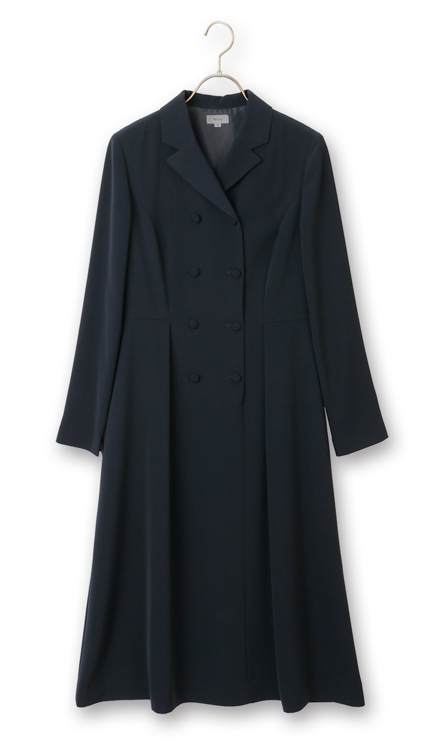 テーラーカラーダブルワンピース【お受験対応】 (TOP2F2412-23