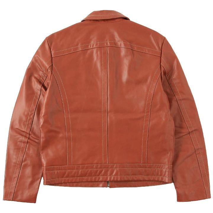 DIESEL（ディーゼル） レザージャケット メンズ 牛革 本革 オーバルD