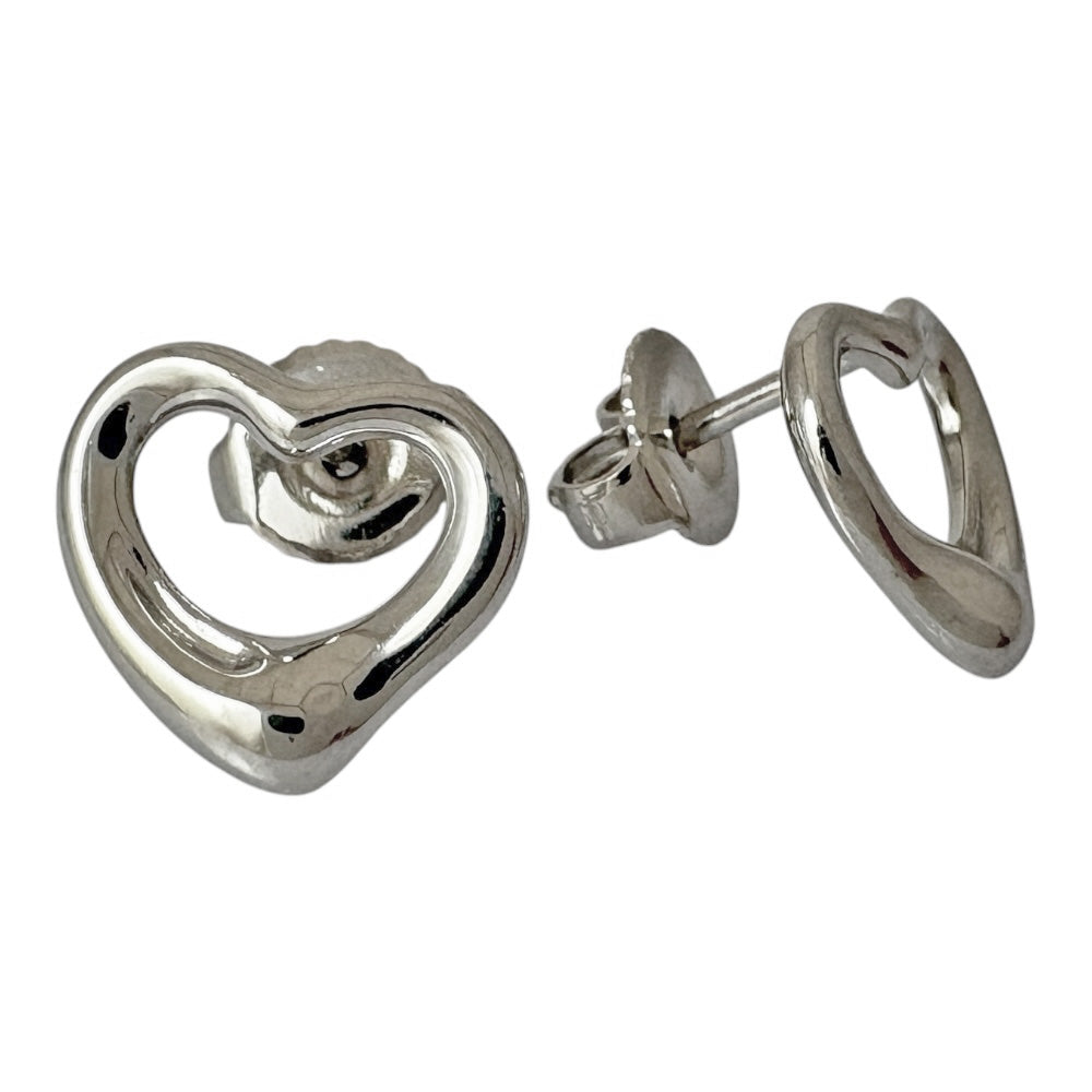 TIFFANY&Co. ティファニー オープンハート ピアス Pt950プラチナ