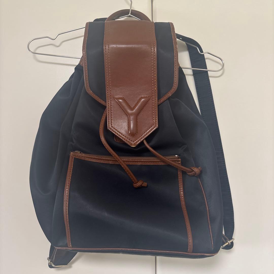 Yves Saint Laurent ネイビー バックパック SAINT LAURENT ネイビー リュック