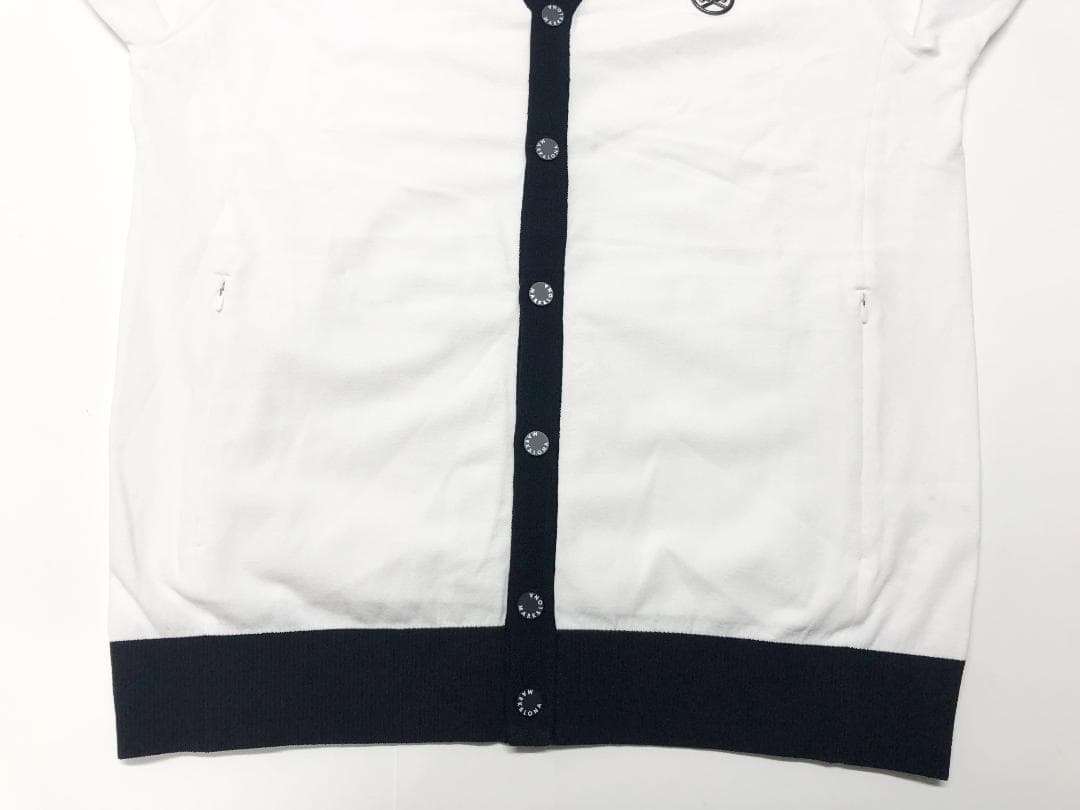 ○★新品未使用　MARK&LONA　マークアンドロナ　カーディガン　48　白