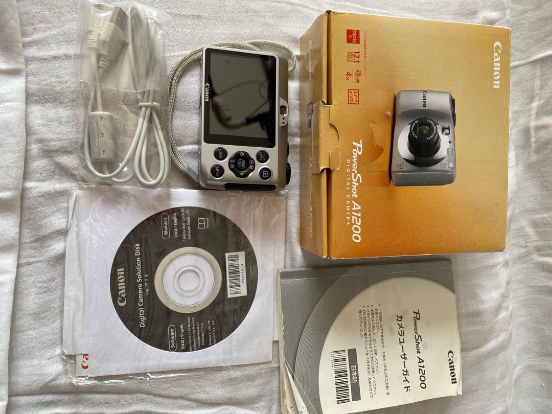 極美品・付属品完備】Canon PowerShot A1200 シルバー オン