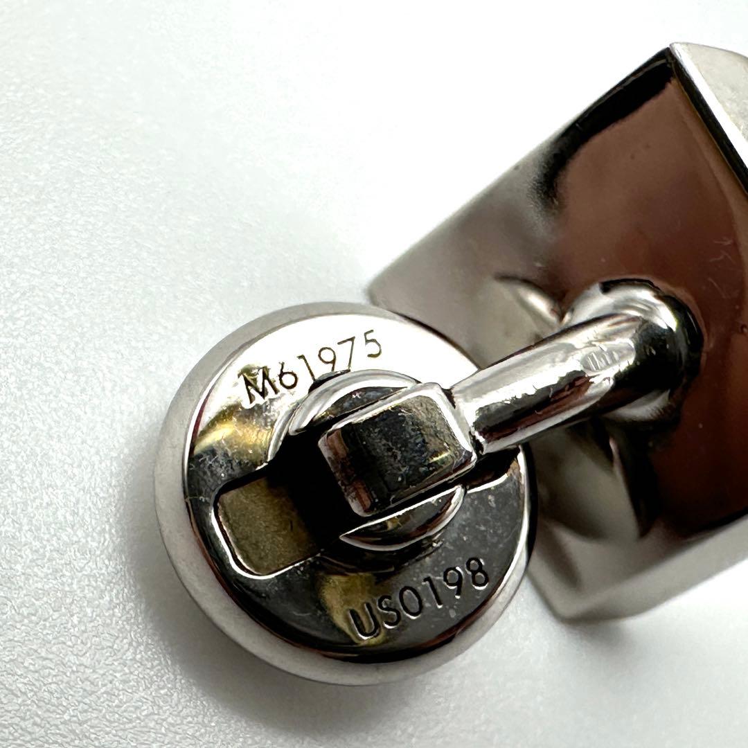 LOUIS VUITTON M61975 ダミエ ロゴ カフリンクス カフス