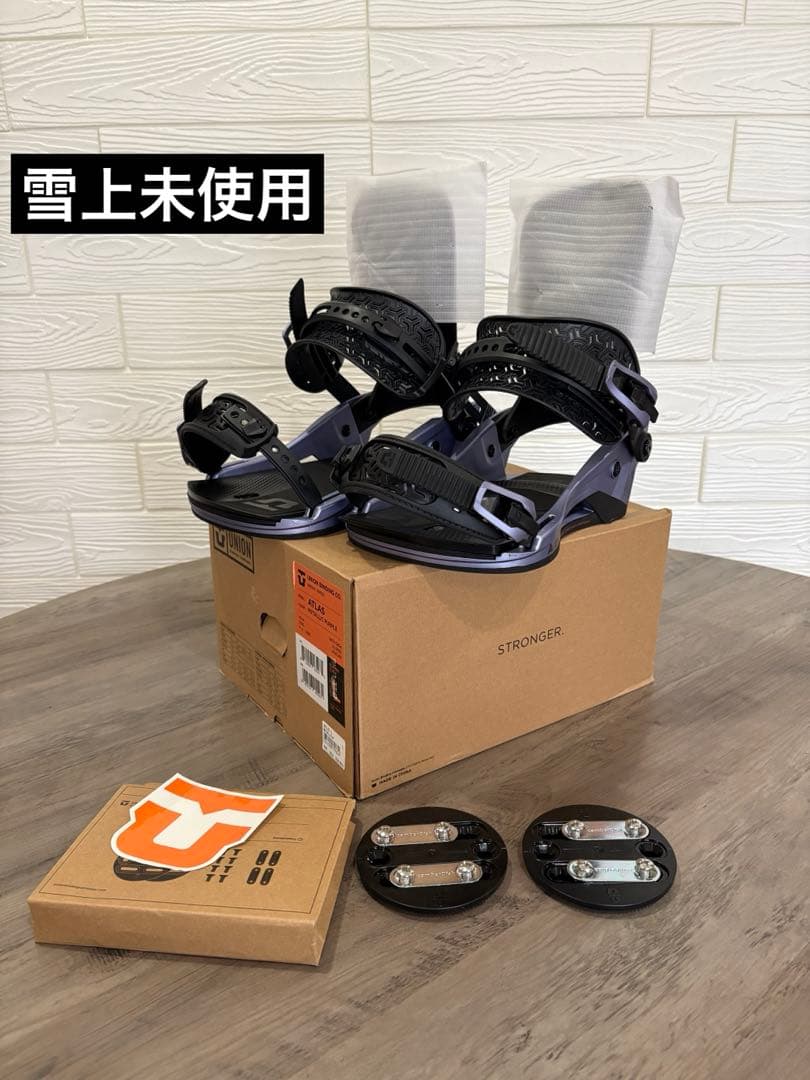 雪上未使用 UNION ATLAS ユニオンアトラス ビンディングLサイズ UNION BINDING UNION ユニオン バインディング ATLAS アトラス メンズ
