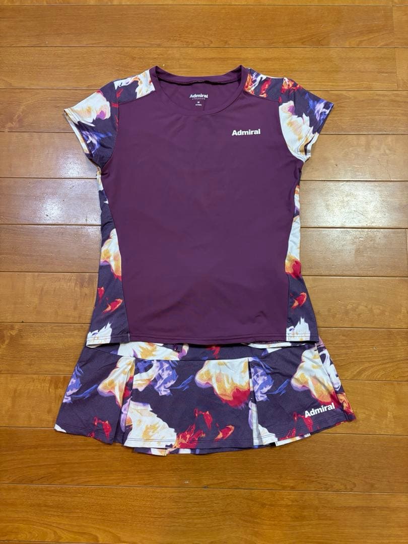 Admiral アドミラル　セットアップ　スコート　テニス Admiral（アドミラル） アドミラル『Admiral』 テニスウェア