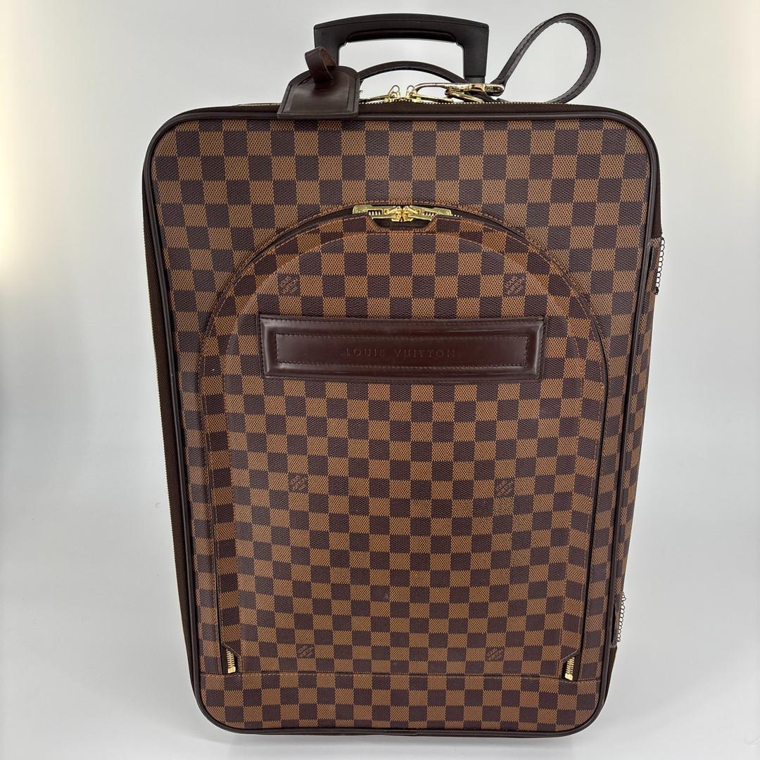 超極美品 ルイヴィトン■ダミエ ペガス 55 N23294 レザー スーツケース 極美品 ルイヴィトン□ダミエ ペガス 55 N23294 レザー スーツケース