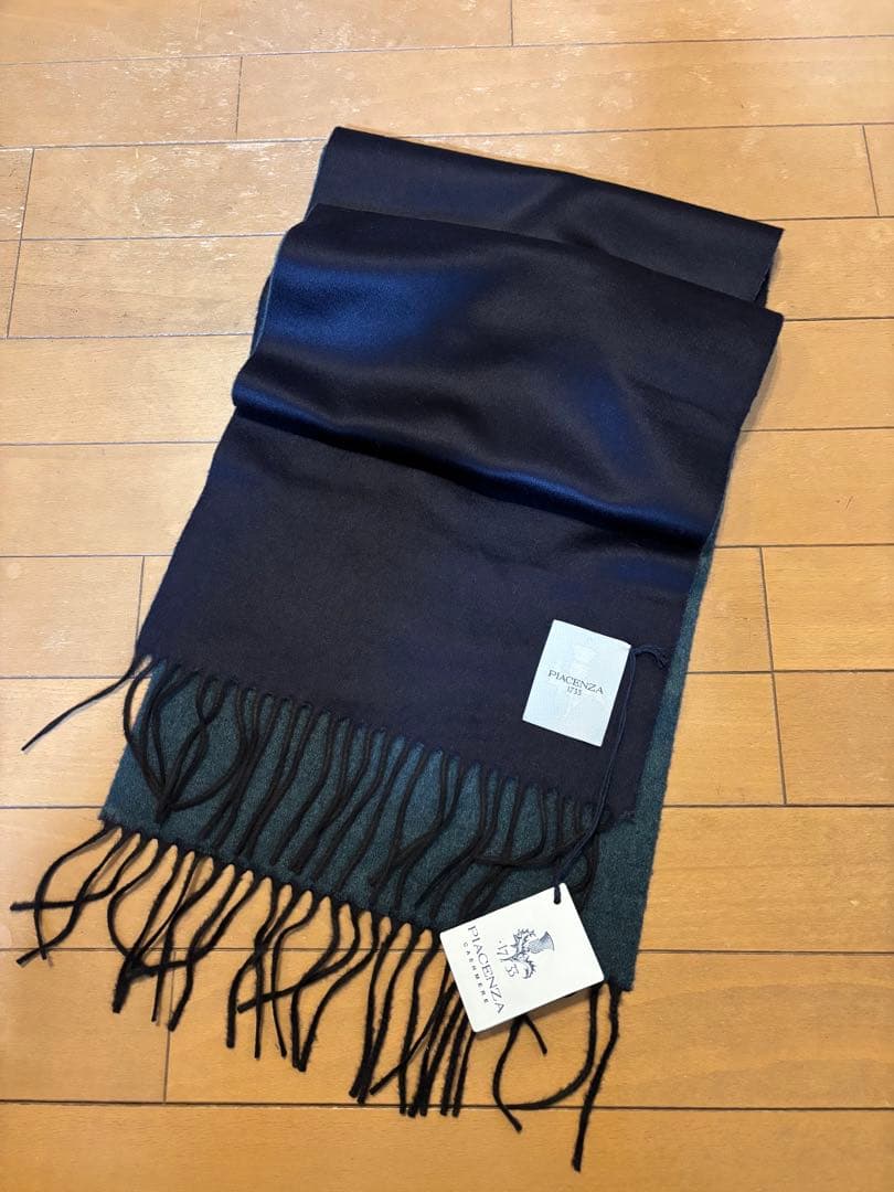 PIACENZAマフラー　リバーシブル　ネイビー✖️ダークグリーン 楽天市場】【最大5,000円オフクーポン】PIACENZA【ピアチェンツァ